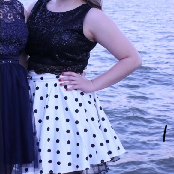 Two Piece Homecoming Dress - Picture 3 of 3